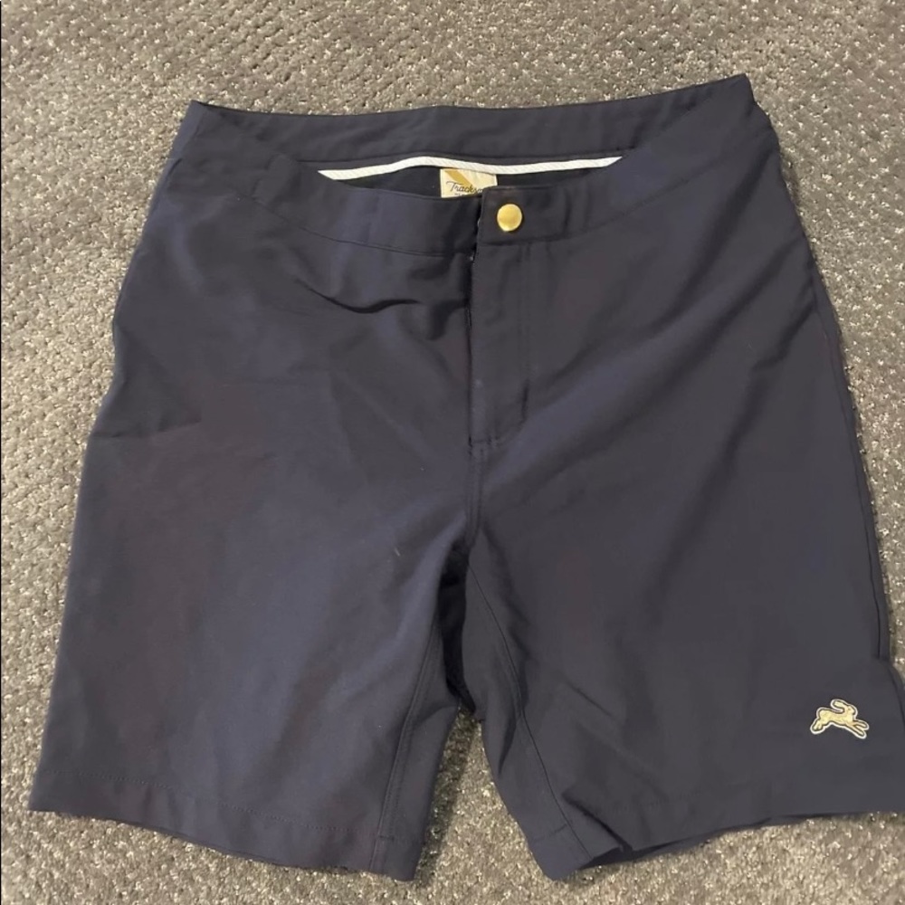Tracksmith Longfellow Shorts Navy 33 running